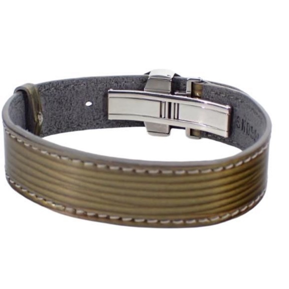 Louis Vuitton Olive Green Bracelet with Silver Accent - Picture 6 of 9